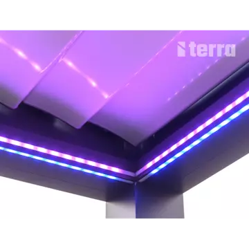 Terra Bioclimatic MAA mit Lamellendach und LED-Beleuchtung