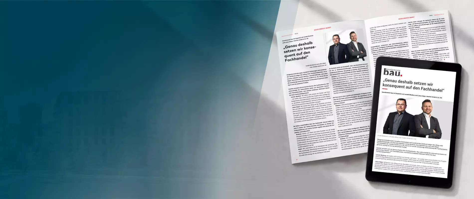 Slider Homepage bauelemente bau interview