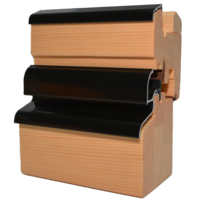 RAL 9005 – Regenschutzschiene