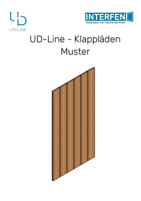 Klappläden Muster