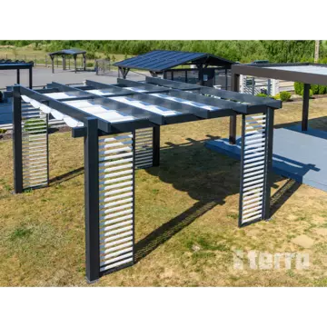 Terra JORD mit Stoffdach und Lamellenwand