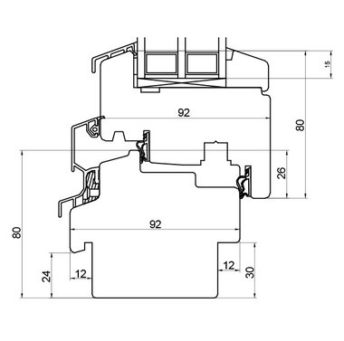 Wood-Line IV 92 Premium Schnittzeichnung