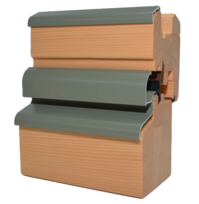 RAL 7033 – Regenschutzschiene