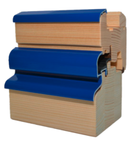 RAL 5002 – Regenschutzschiene