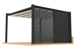 Terra Economic bewegliche Lamellen aus Aluminium