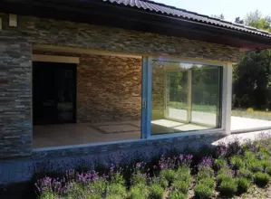Hebeschiebetür Zugang zum Garten