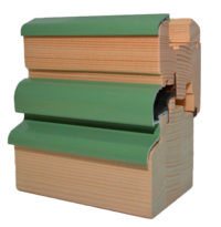 RAL 6021 – Regenschutzschiene