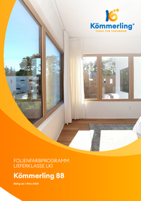 KÖMMERLING 88Folienfarbprogramm Kömmerling 88 Folienfarbprogramm Prospekt
