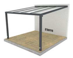 TERRA Pergola GLER - Wandbau TYP 4S 1