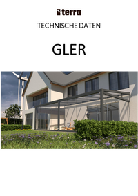 terra GLERtechnische Daten TERRA Pergola GLER - Technisches Datenblatt