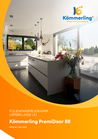 KÖMMERLING PremiDoor 88Folienfarbprogramm Kömmerling 88 PremiDoor Farbprogramm
