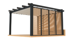 Terra JORD bewegliche Lamellen aus Holz