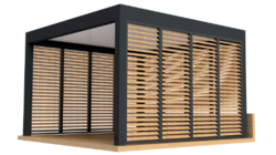 Terra Bioclimatic MAA bewegliche Lamellen aus Holz