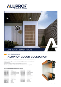 Color Collection ALUPROF Aluprof Colour Collection Prospekt