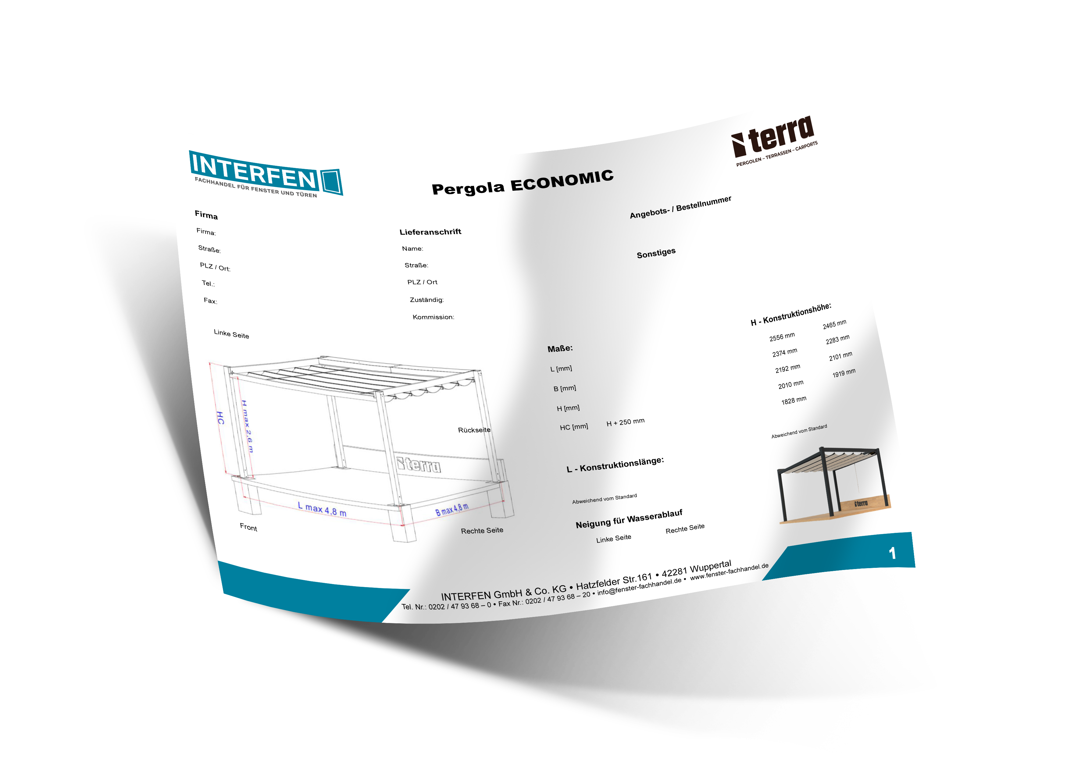 Terra Economic Bestellformular