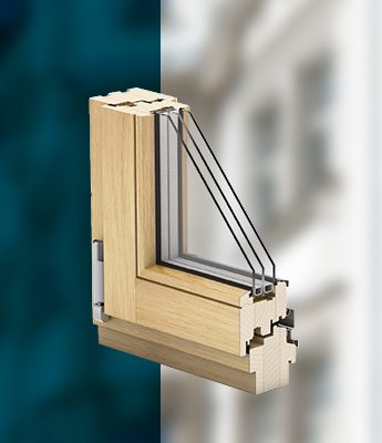 UD-Line IV 78 Holzfenster