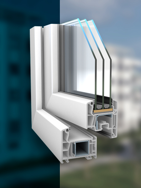 Musterecke VEKA Softline 76 AD