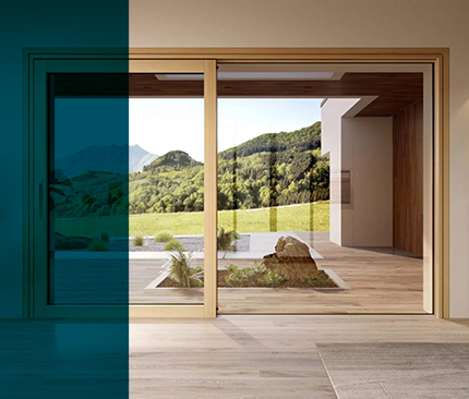 Holz- und Holz-Aluminium Hebeschiebetüren