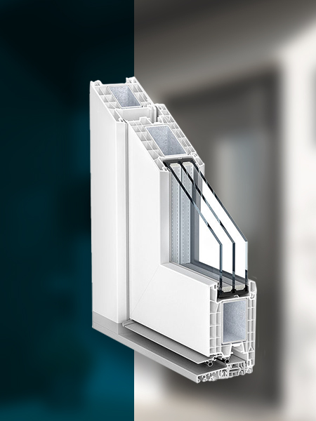 Musterecke Haustür Kömmerling 76