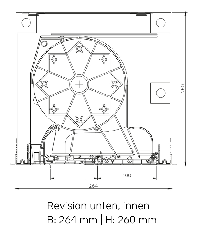 SKB - Revision unten, innen SKB 260 - Revision unten, innen