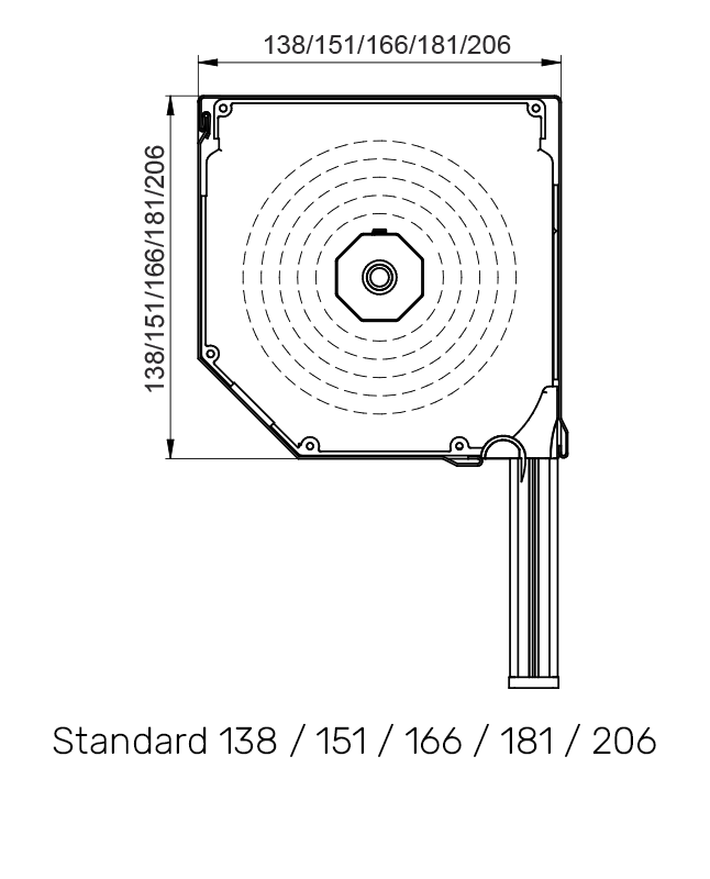 Standard technische Zeichnung Standard technische Zeichnung