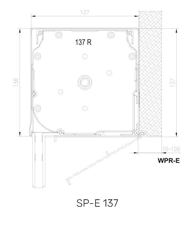 SP-E 137 technische Zeichnung SP-E 137 technische Zeichnung