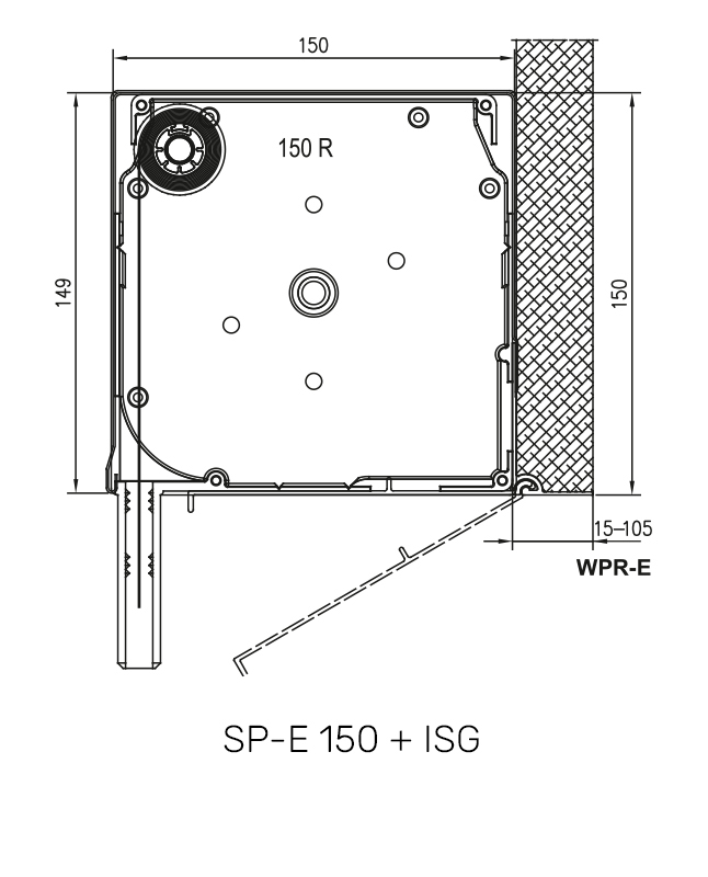 SP-E 150 + MKT technische Zeichnung