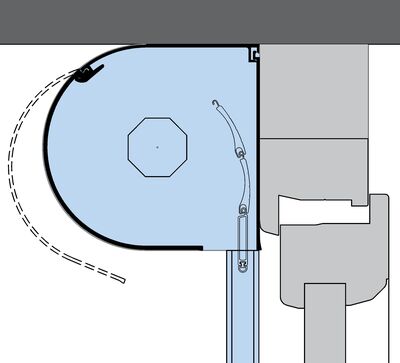 Technische Zeichnung Rondo Stangepresst