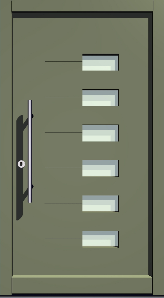 E-312 Holz- & Holz-Aluminium Haustür E-312