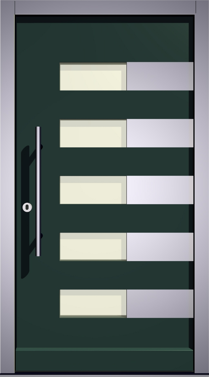 E-320 Holz- & Holz-Aluminium Haustür E-320