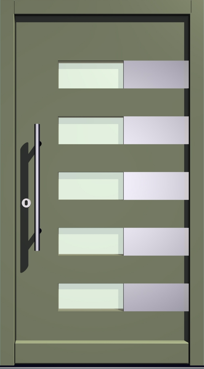 E-320 Holz- & Holz-Aluminium Haustür E-320