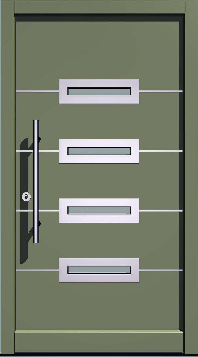 E-330 Holz- & Holz-Aluminium Haustür E-330