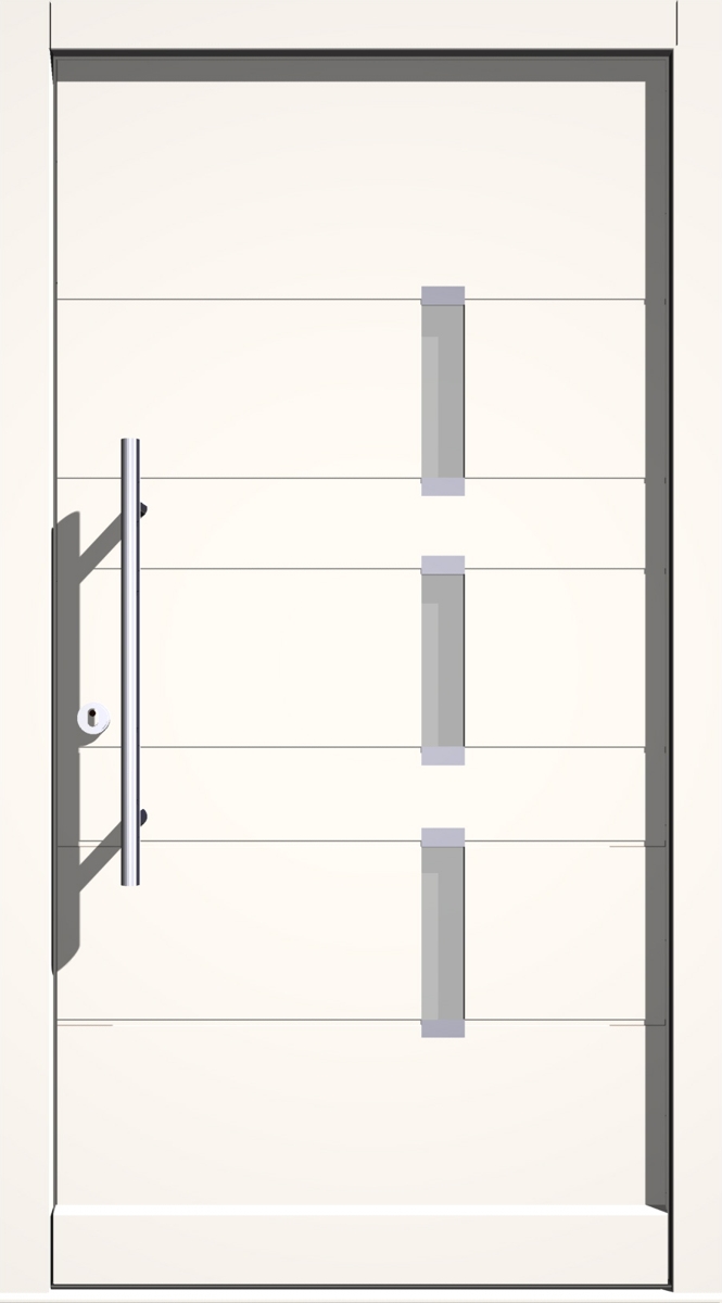 E-333 Holz- & Holz-Aluminium Haustür E-333