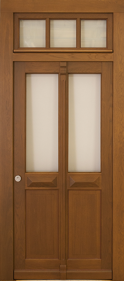 Holzhaustür Modern-Line HT-M-167 mit Oberlicht