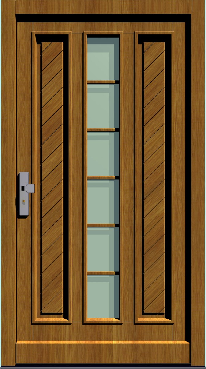 HT-M-103 Holz-Hauseingangstür HT-M-103