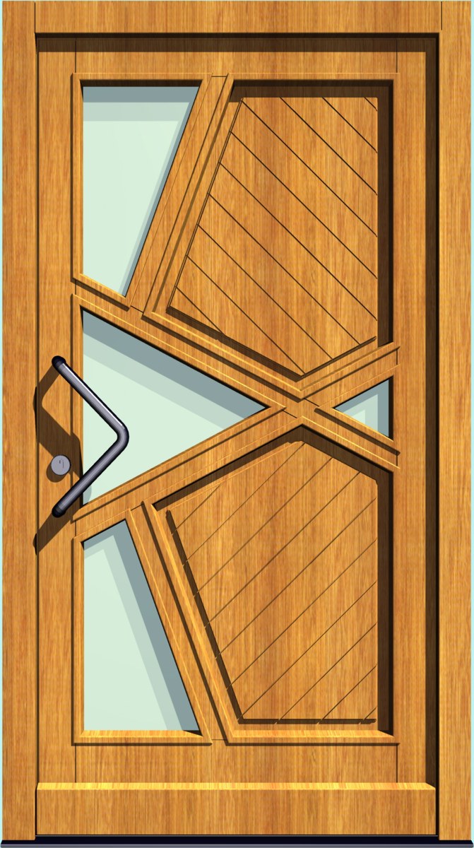 HT-M-150 Holz-Hauseingangstür HT-M-150