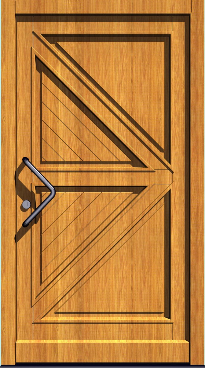 HT-M-153 Holz-Hauseingangstür HT-M-153