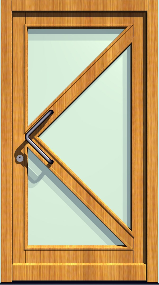 HT-M-154 Holz-Hauseingangstür HT-M-154