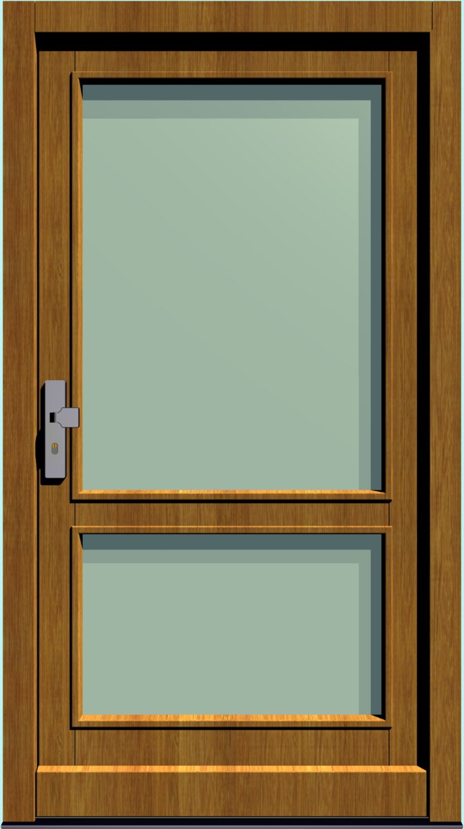 HT-M-156 Holz-Hauseingangstür HT-M-156