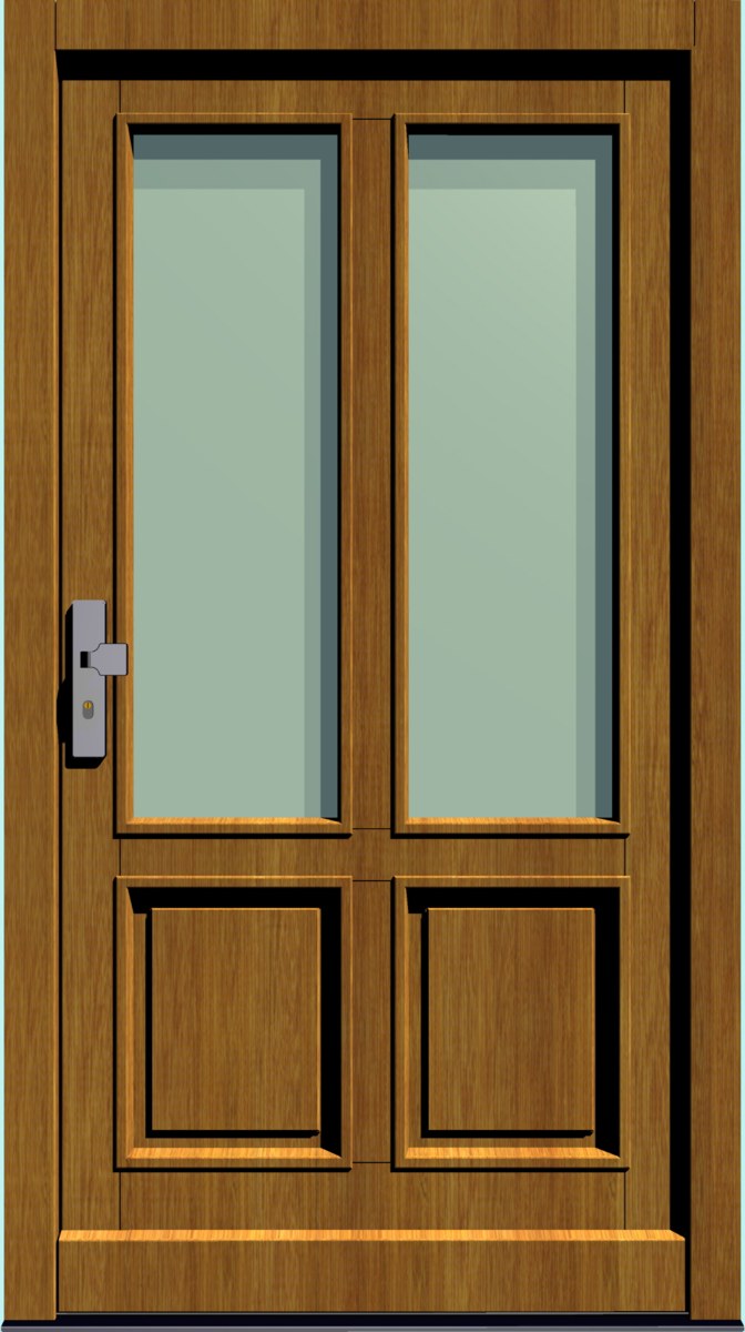 HT-M-167 Holz-Hauseingangstür HT-M-167