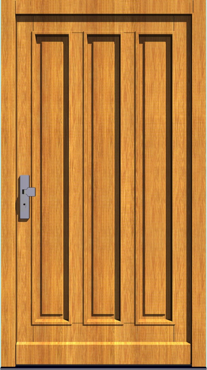 HT-M-173 Holz-Hauseingangstür HT-M-173
