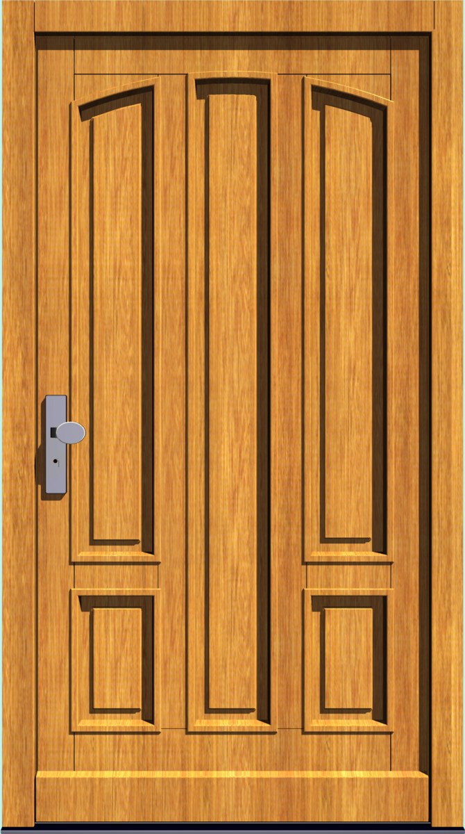 HT-M-177 Holz-Hauseingangstür HT-M-177