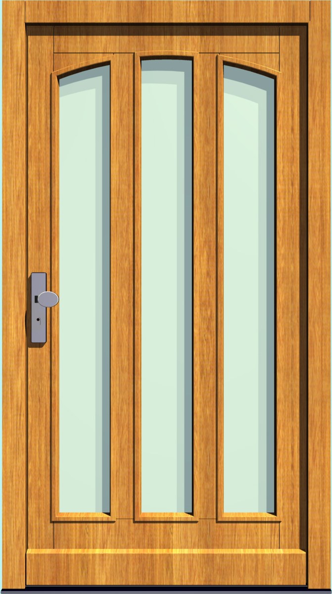 HT-M-178 Holz-Hauseingangstür HT-M-178