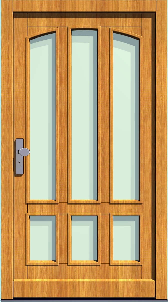 HT-M-179 Holz-Hauseingangstür HT-M-179