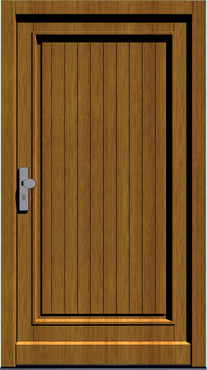 HT-M-180 Holz-Hauseingangstür HT-M-180