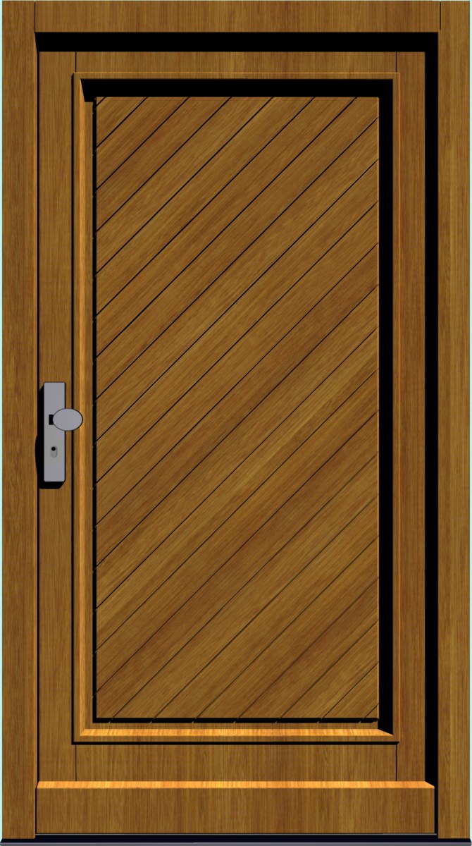 HT-M-181 Holz-Hauseingangstür HT-M-181