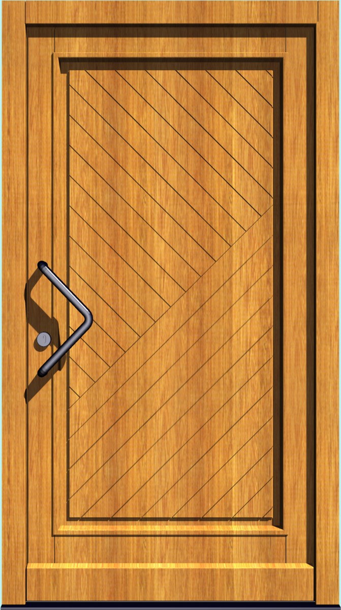 HT-M-184 Holz-Hauseingangstür HT-M-184