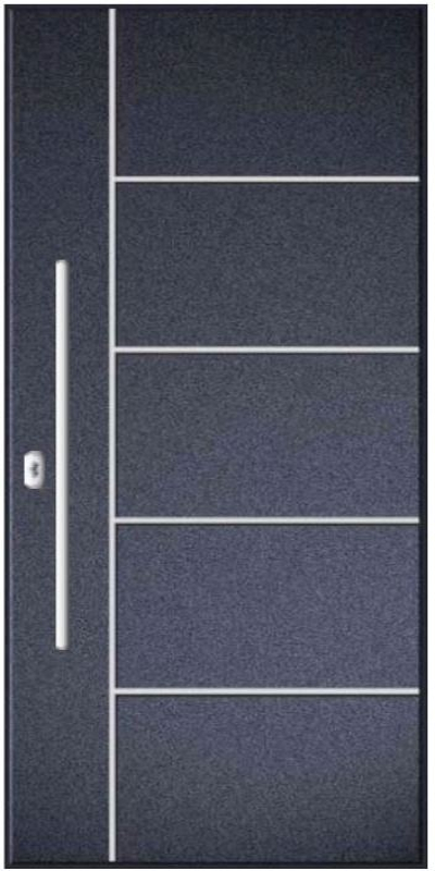 HT-P-406 Holz-Aluminium Haustür HT-P-406
