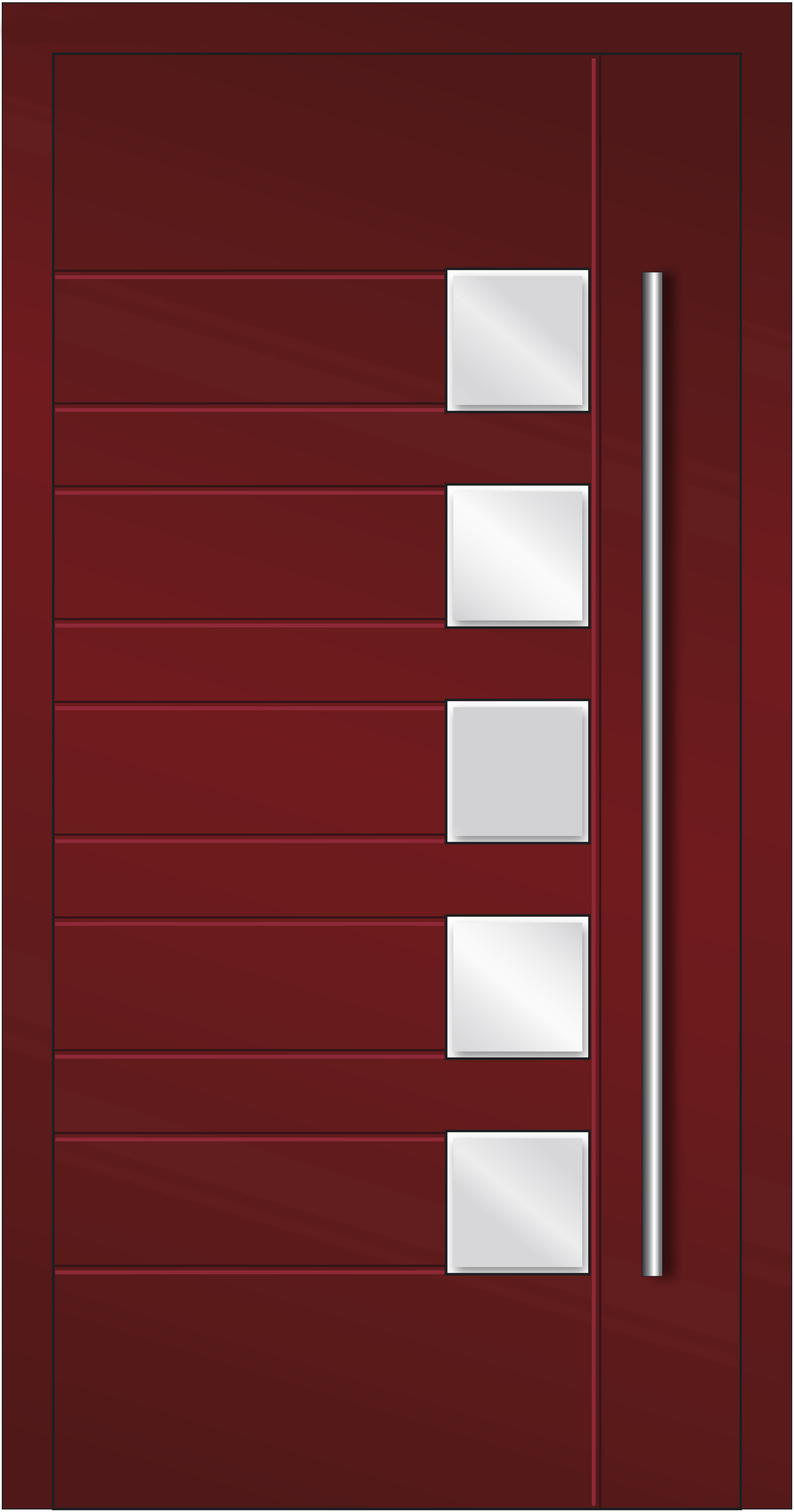 Holz-Aluminium Haustür HT-P-452