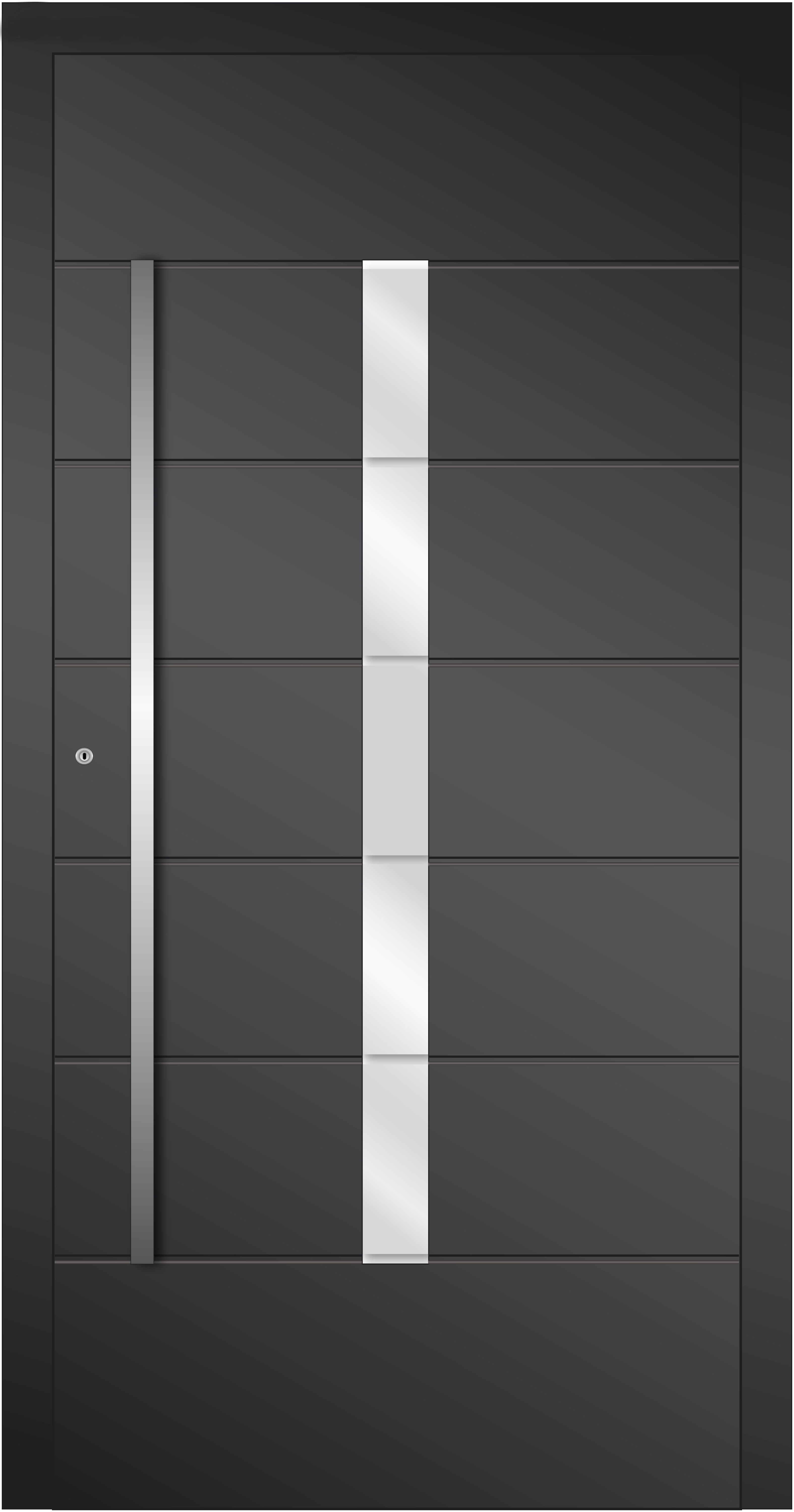 HT-P-453 Holz-Aluminium Haustür HT-P-453